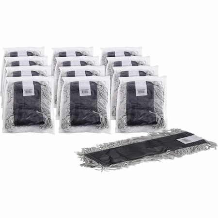 Genuine Joe DUSTMOP, COTTON, DISP, 18X5, 12PK GJO00185CT